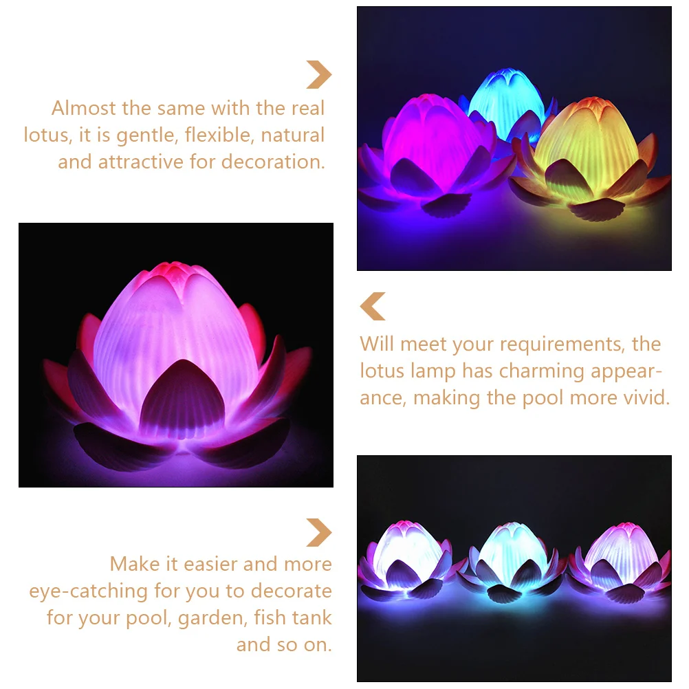 Tabletop Tabletop Buddhism Led Led Flower Blessing Lamp Lotus Lotus Light Garden Light Buddha Lamp