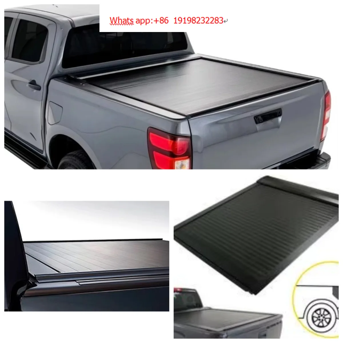 

High Quality Car Accessories Retractable Roller Lid Shutter Roll up Tonneau Cover for BT50 2016-2021