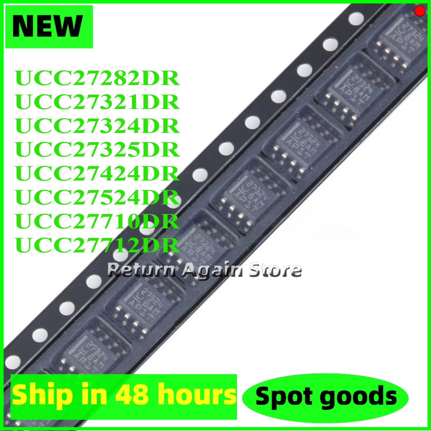 10PCS/LOT SOP-8 NEW Original UCC27282DR UCC27321DR UCC27324DR UCC27325DR UCC27424DR UCC27524DR  UCC27710DR SOIC-8 UCC27712DR