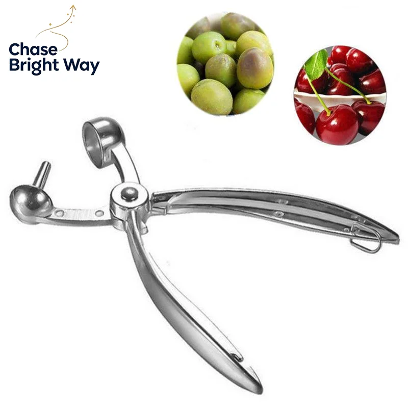 1PC 18CM Cherry Fruit Kitchen Pitter Remover Olive Corer Remove Pit Tool Seed Gadge Fruit and Vegetable Kitchen Tools Nutcracker