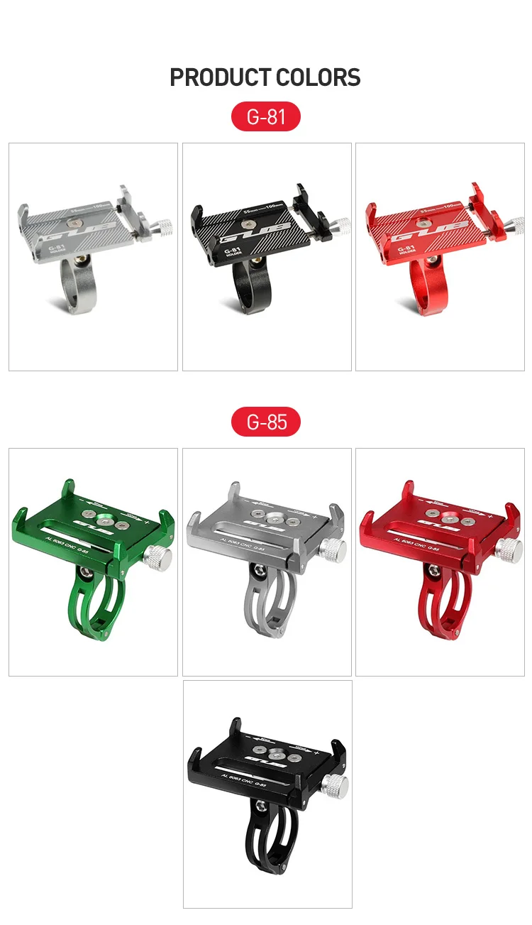 GUB P30 Fahrrad Telefon Halter Einstellbare 360 Grad Fahrrad Telefon Stehen Halterung Reiten Radfahren MTB Radfahren Zubehör GUB G85 P10 g81 – Detail 14