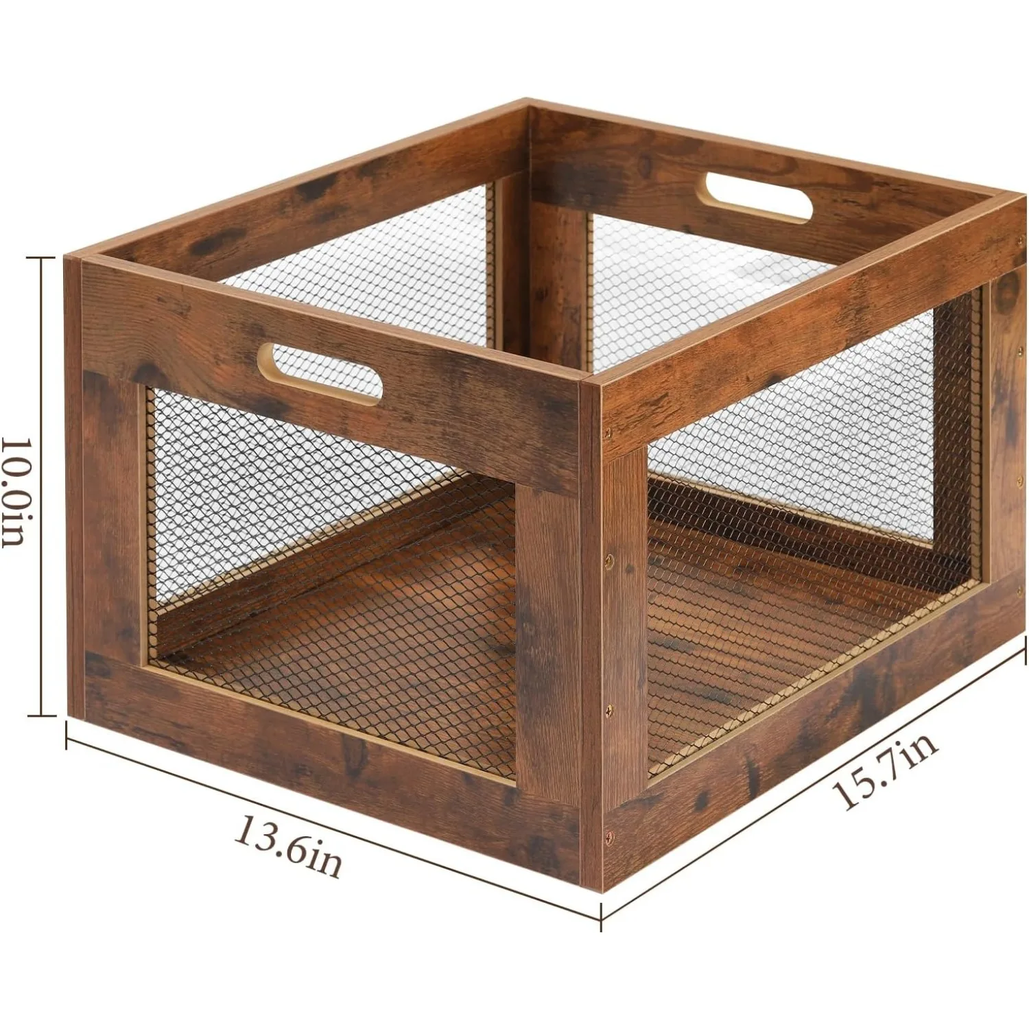 صندوق تخزين سجلات الفينيل الخشبي - يحمل 100 LPs، منظم مكعب لغرفة المعيشة والاستوديو والمكتب