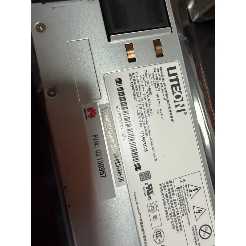for Huawei PS-2461-7H 460W Server Power Supply Unit Replacement Module High Efficiency Redundant PSU for Data Center Servers
