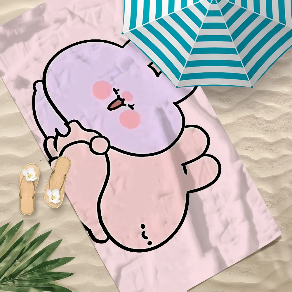 Towel Sauna Gift PoolGym Beach A-Asamimichan Travel Shower Quick Dry Sports Towels Lovely Cute Camping Cartoon Soft