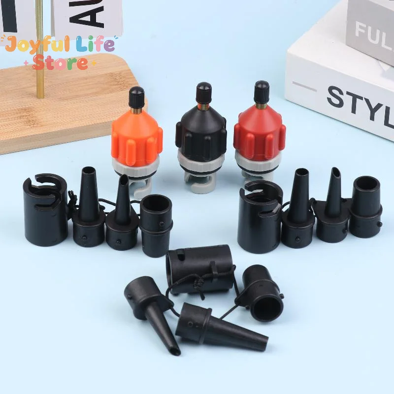 Hot Air Valve Adaptor For SUP Board Inflatable Pump Adapter Paddle Boat Kayak Air Valve Pump Tire Air Connector Combo Kit