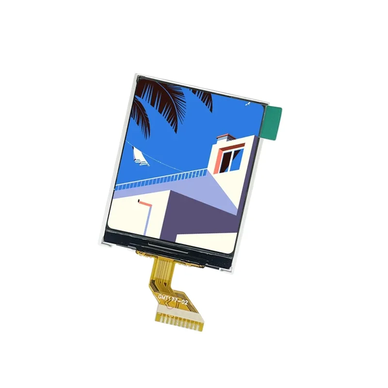 Tela LCD TFT de 1,77 polegadas Tela de porta serial de 10 pinos 240 * 320 Tela colorida de interface TFT LCD SPI de 1,8 polegadas