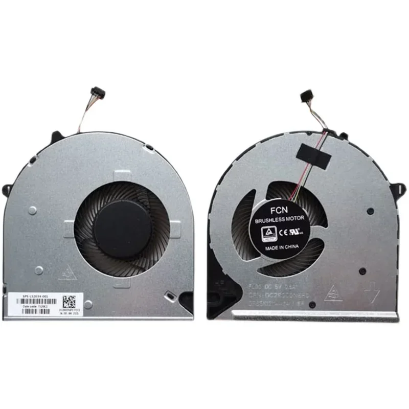 Applicable to HP 15S-DR3002TX 15s-du2005TX 15s-dr2002TX notebook fan