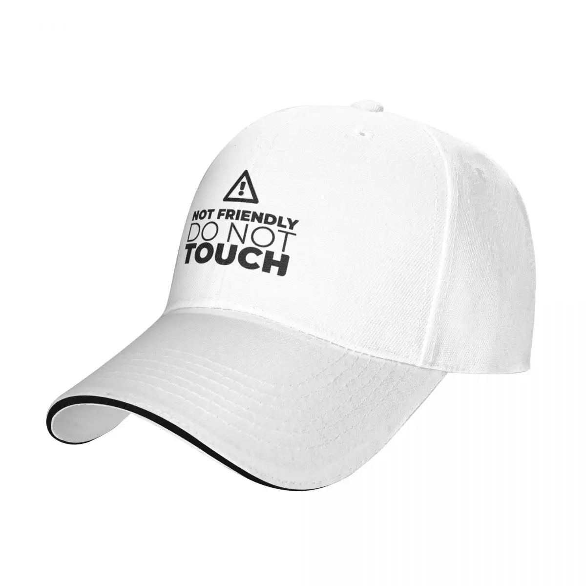 

Not Friendly Do Not Touch 2021 T-Shirt Baseball Cap Luxury Brand Golf Wear Rugby New In Hat Women's Hats For The Sun Men's