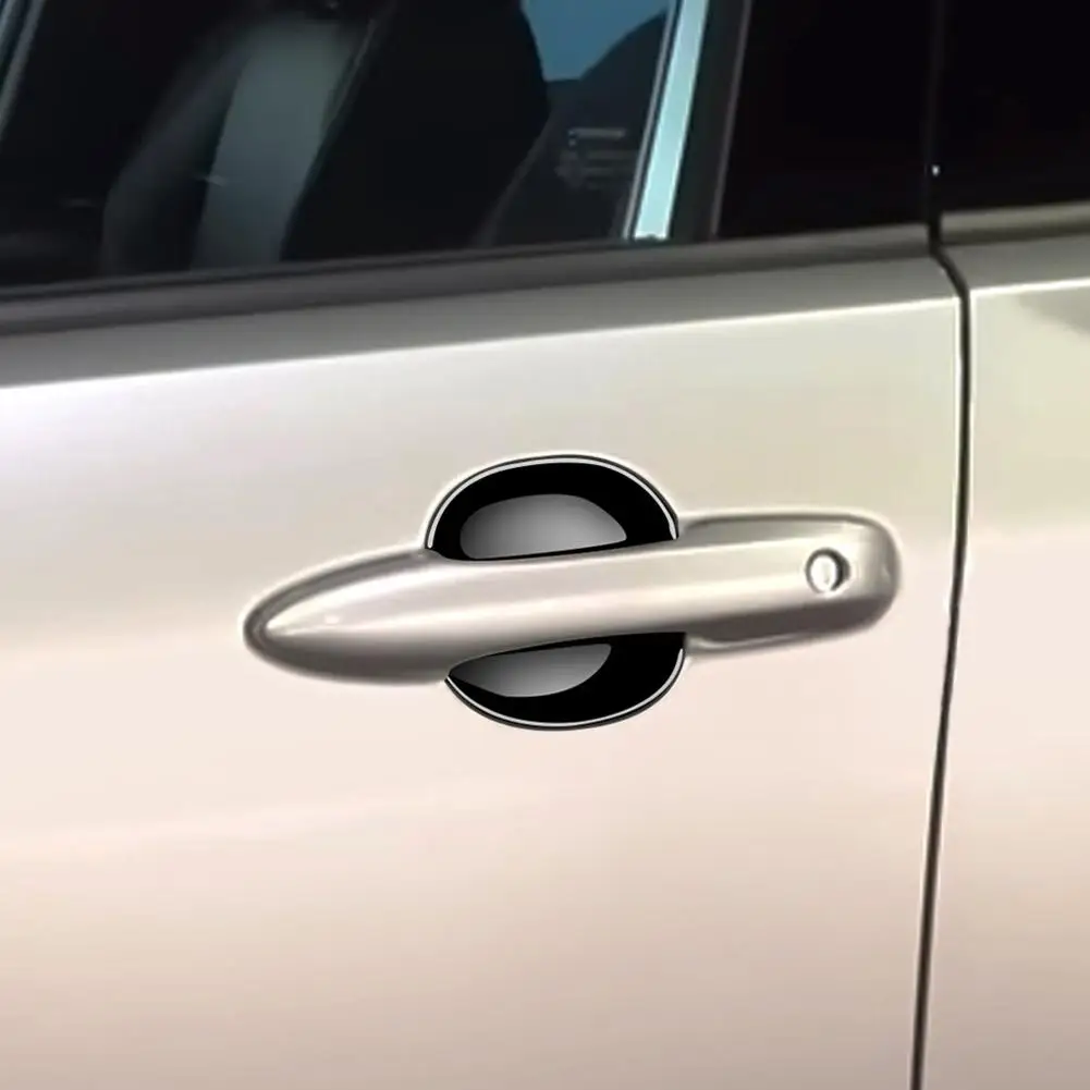 For PRIUS 60 Series 23 Door Bowl Handle Frame Exterior Decoration Modified Carbon Fiber Texture Silver Plating Decoration