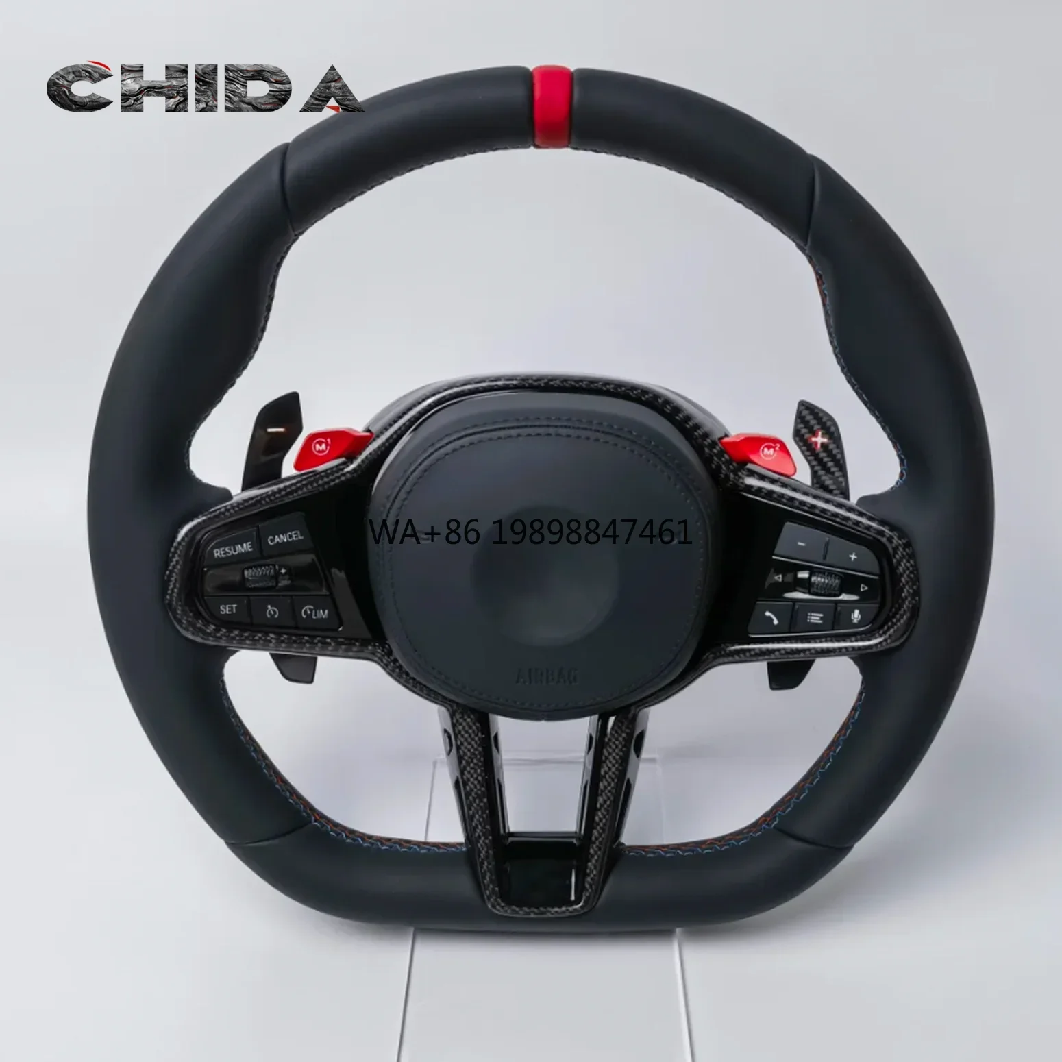 

The New BMWs CS Leather Steering Wheel Is Suitable for M2 M4 M5 M6 F10 F30 X5 F15 X6 F16 F93 G16 G20 G30 G70 G87 G80 G81 G42 G82