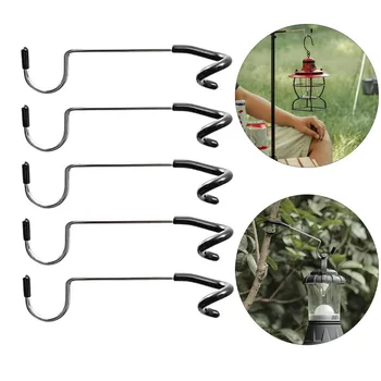 Portable Tent Pole Lamp Hanger Hooks 1