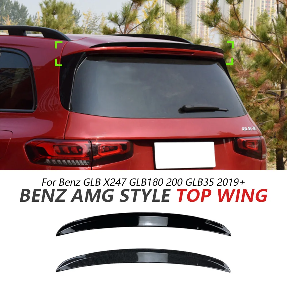 

Задний спойлер (антикрыло) для Mercedes-Benz GLB X247 GLB180 200 GLB35 2019+ глянцевый черный, спортивный обвес, аксессуары для крышки багажника, обновление автомобиля