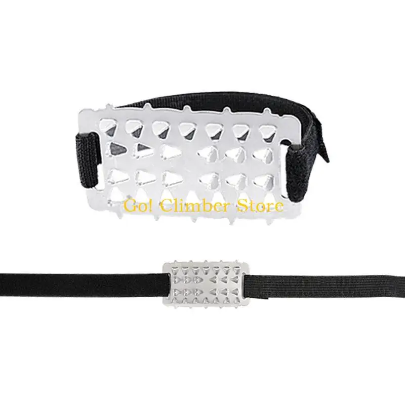 Q84C 26 Teeth NonSlip Shoe Grippers Snow Shoes Spikes Claw Climbing Hiking Cover