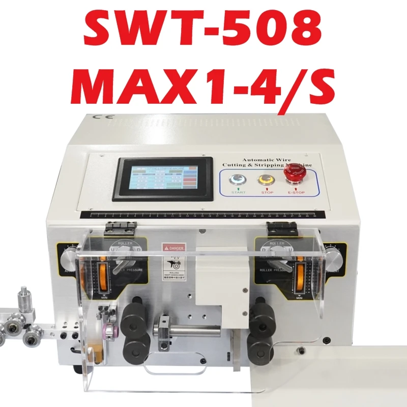 

SWT508MAX1-4/4S Peeling Stripping Cutting Machine For Computer Automatic Wire Strip Stripping Machine 0.2 to 25mm2 500W