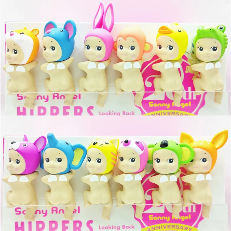 Sonny Angel Hippers Whole Series Fruit V1/2 Dreaming Looking Back Series Kawaii Mini Figure Fans Verzamel Blind Box van hoge kwaliteit