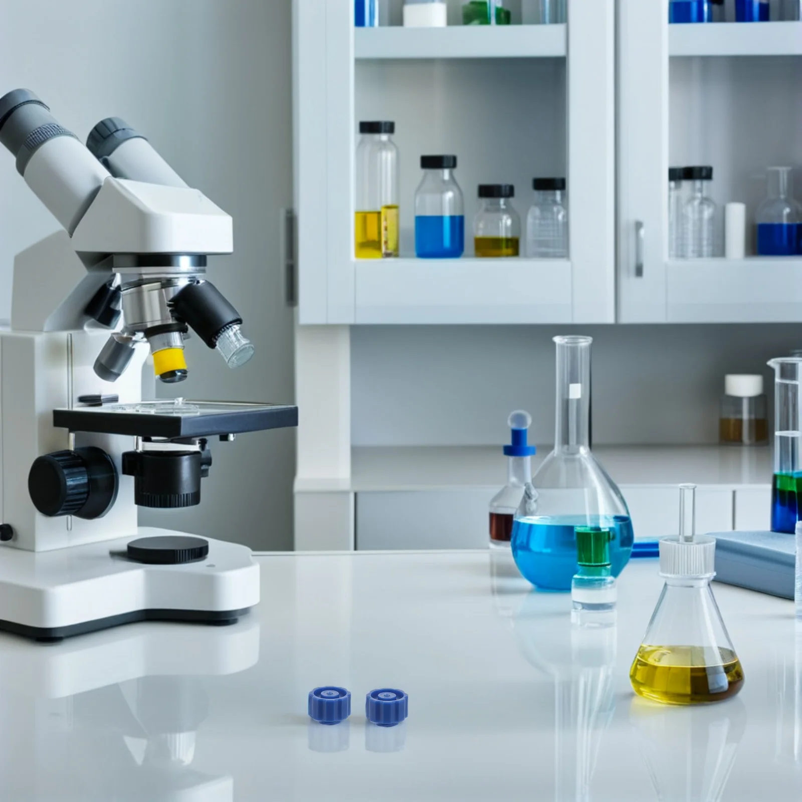 

100Pcs Precision Applicator Caps Screw Luer Lock Glue Dispensing Needle Tip Cover Replacement Laboratory Supplies