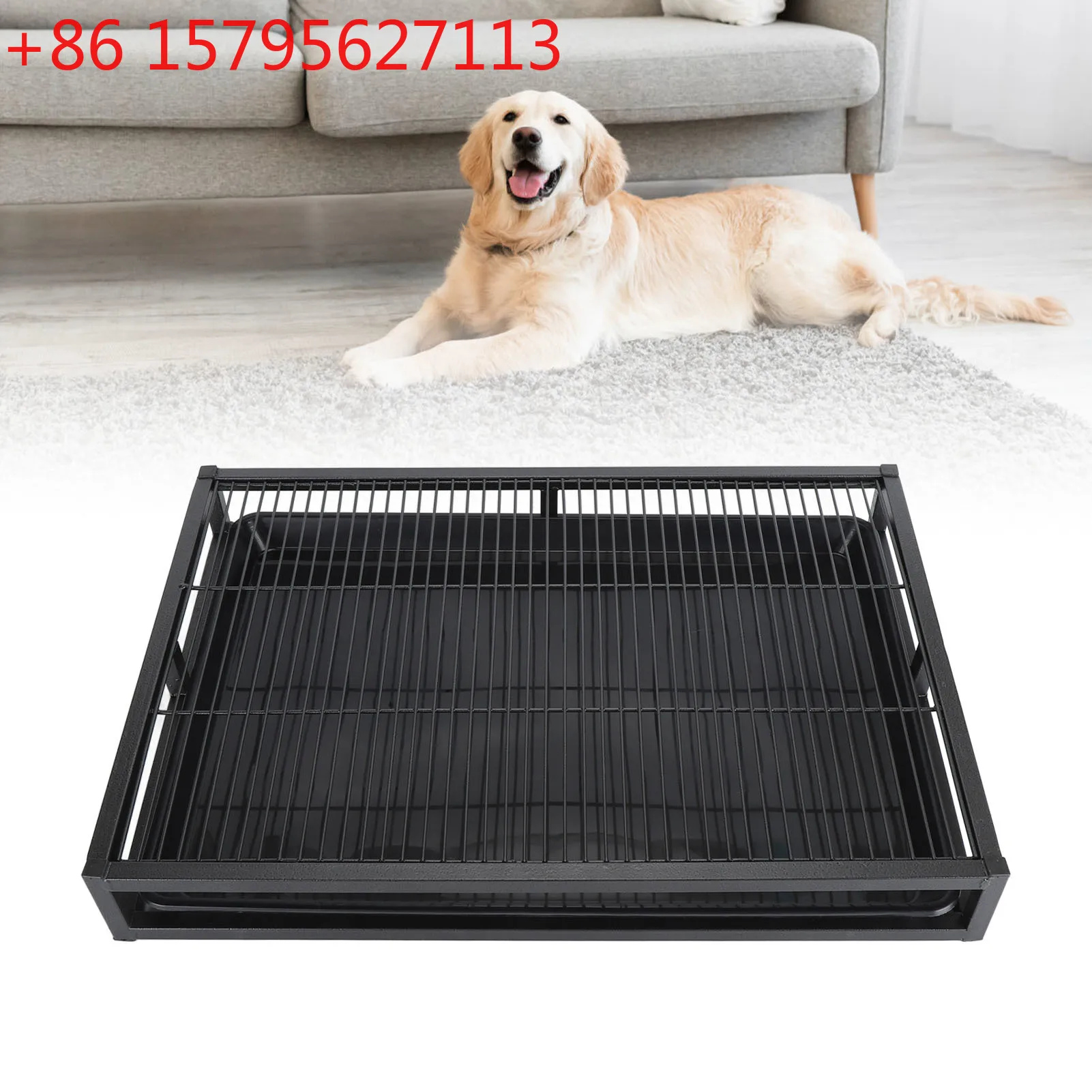 

Dog Potty Tray Indoor Dog Potty Dog Training Toilet Reusable Long Lifespan Easy to Clean Indoor Outdoor Pet Litter Box for Puppy