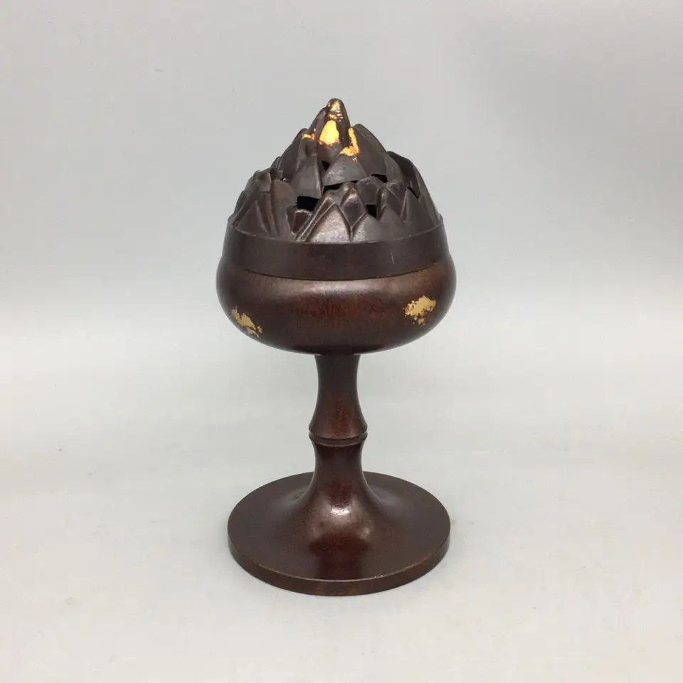 bronze collection, ******shan incense burner, exquisite craftsmanship, mellow pulp, complete shape