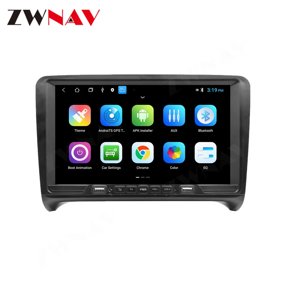 Android 13.0 For Audi TT 2006  -2014 Car Multimedia Player Stereo Navigation Radio GPS 2 DIN Head Unit DVD