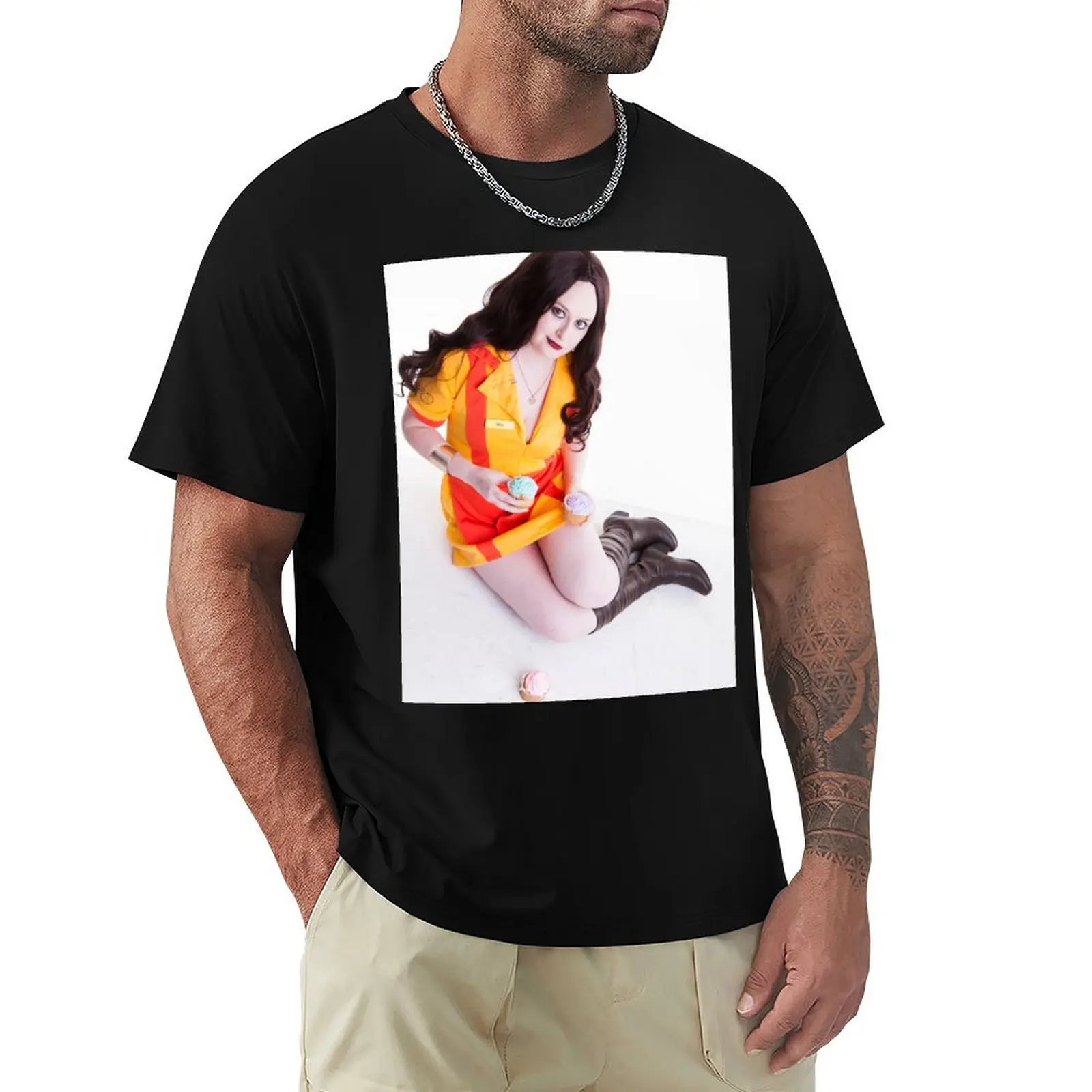 

Max Black T-Shirt plus size clothes custom shirt summer 2025 valentines boutique clothes clothes for men