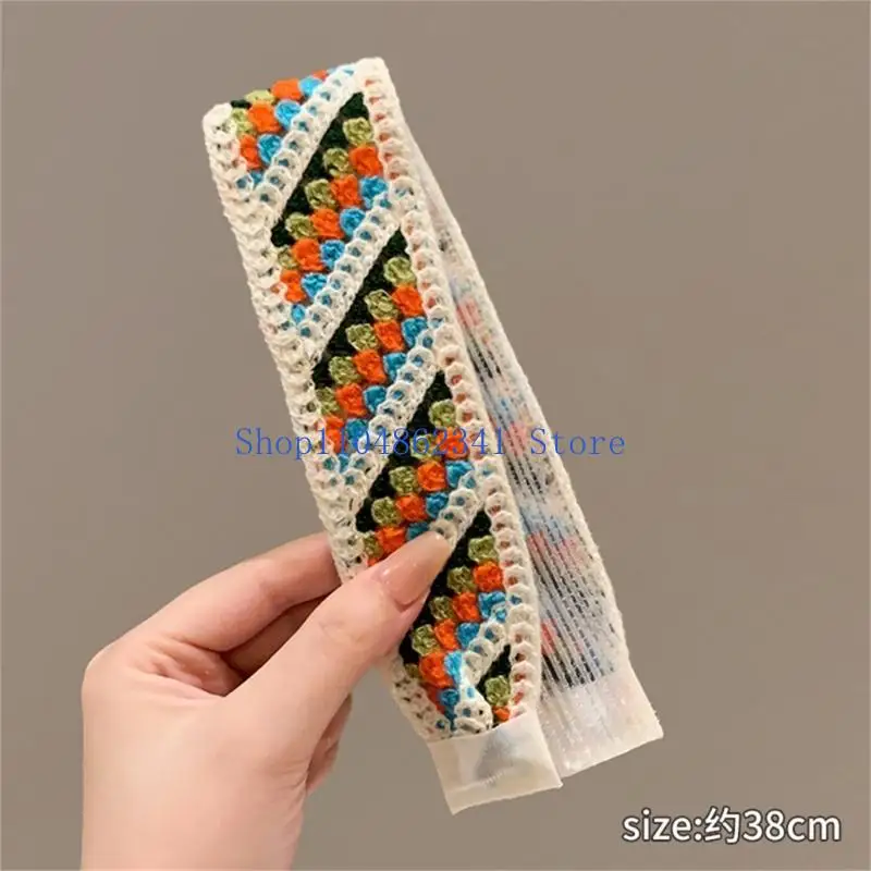 5ASD عصابة رأس متماسكة للبالغين مريح الشعر التفاف الشعر الديكور للأنشطة والتجمعات في الهواء الطلق #5