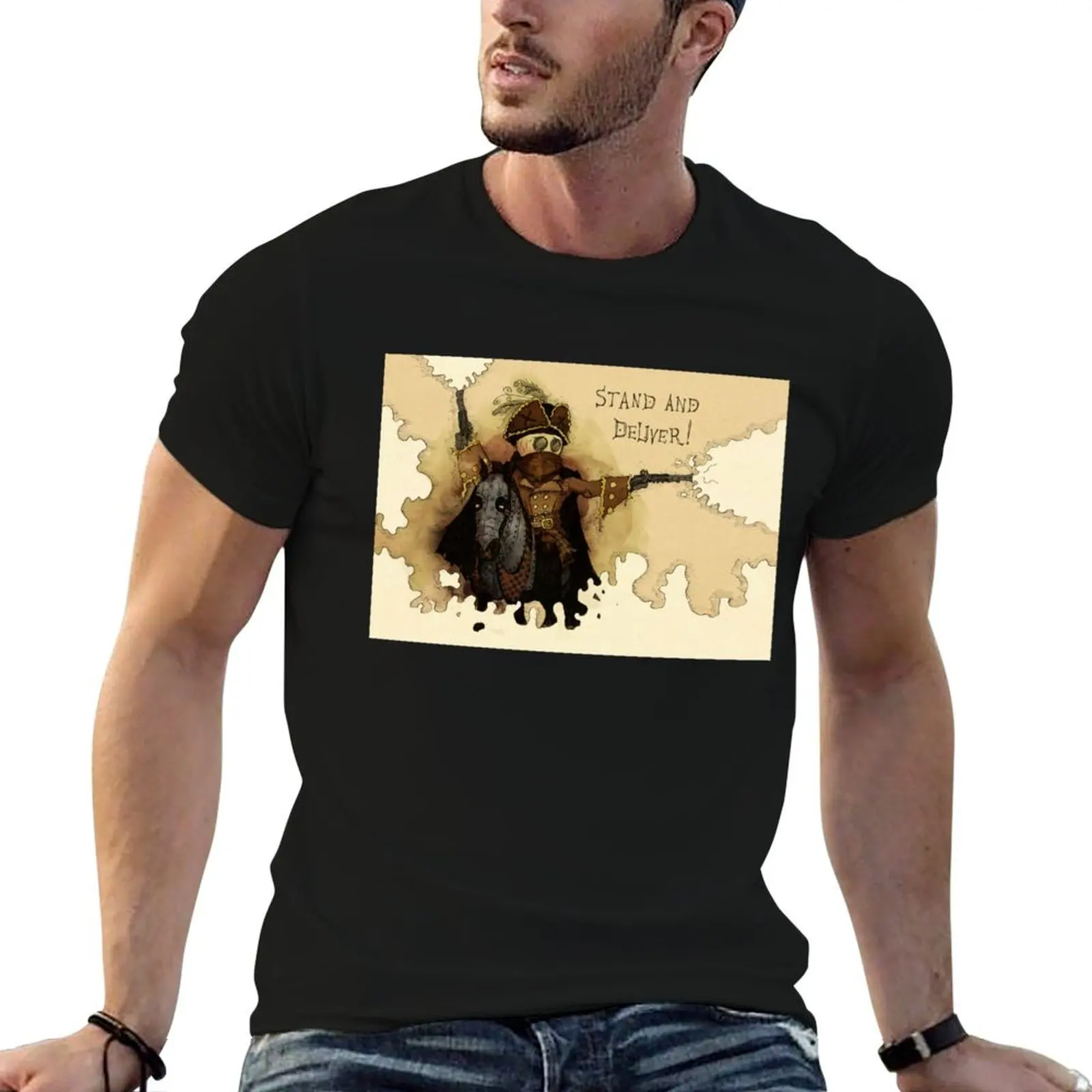 Stand and Deliver T-Shirt rapper graphic tees quick-drying mens t shirt graphic