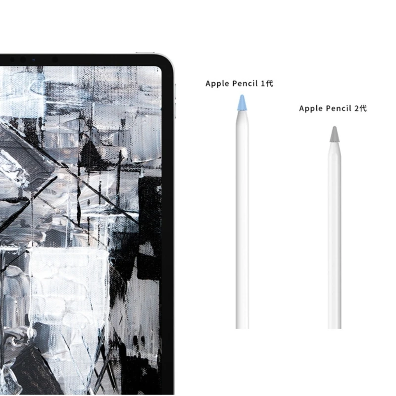 قلم ستايلس طرف حماية كم قلم رصاص بنك الاستثمار القومي غطاء من السيليكون sProtective غطاء وقائي لقلم رصاص 1st 2nd Gen/M-قلم رصاص