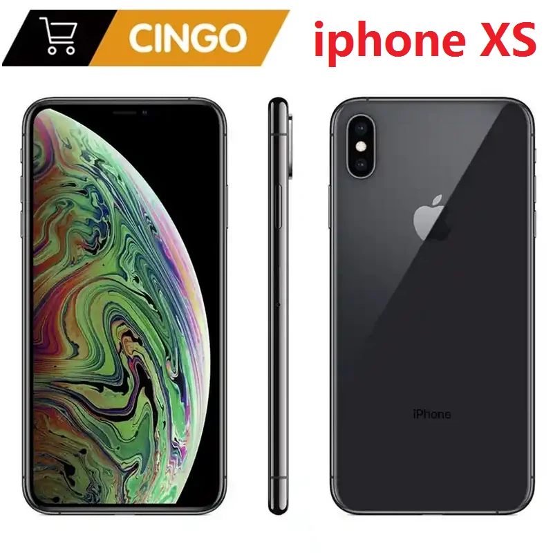 Оригинальный iPhone XS, 4 ГБ ОЗУ, 64 ГБ/256 ГБ ПЗУ, A12, iPhone XS, iPhone XS Max, 2658 мАч, оригинальный, разблокированный, Apple iPhone XS