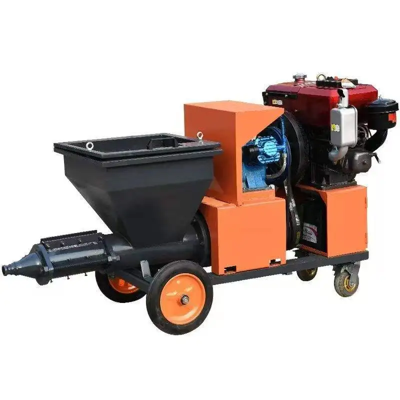 

Portable Cement Mortar Spray Machines Mortar Spraying Machine Automatic Sand Mortar Spraying Pump Machine