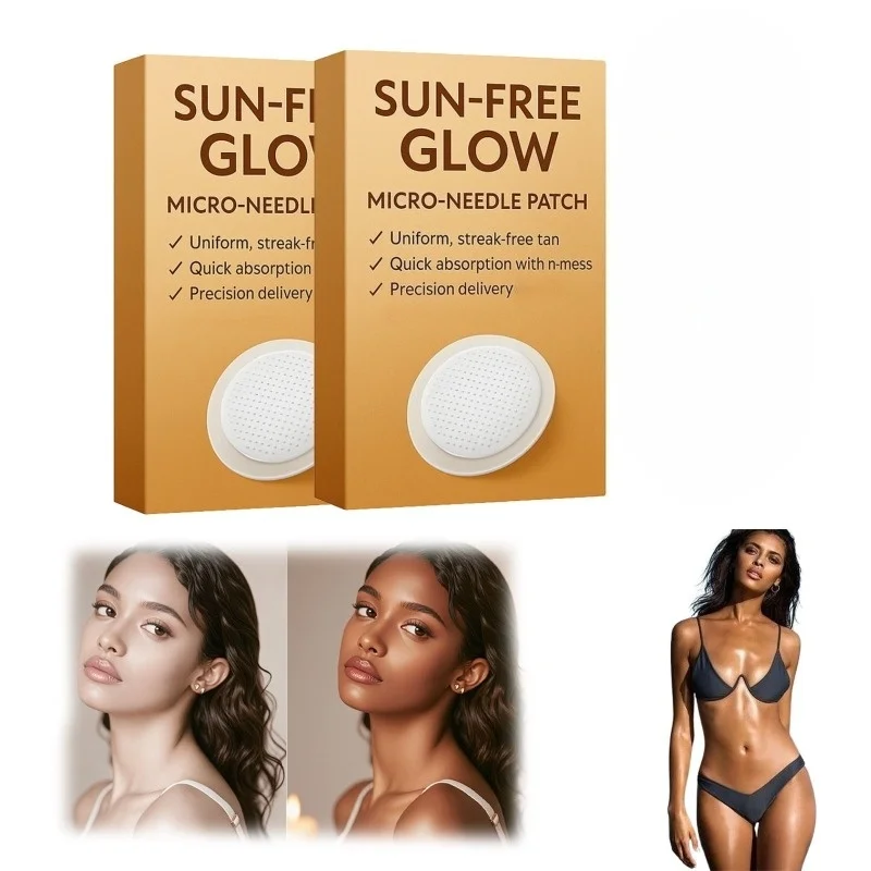 

Sunless Micro Needle Skin Darkening Patch - Suitable for face and body - Provides even and invisible sun tanning effect