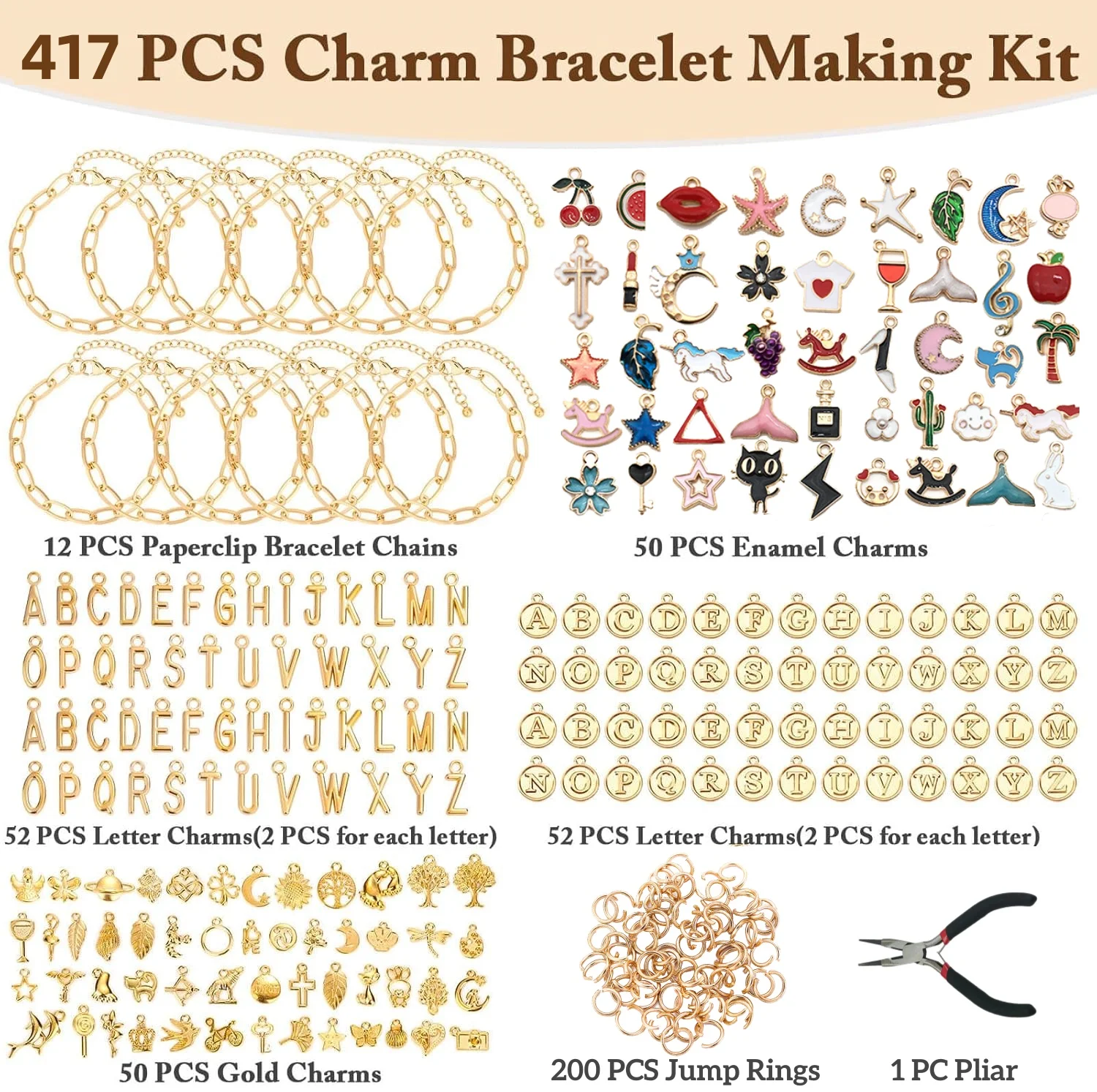 417 шт., набор для изготовлени – обзор и цена Jewelry Making Party For Adults