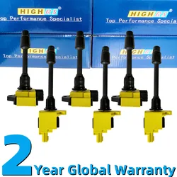 Ignition Coil for Nissan Cefiro 2000-2003 A32 A33 Maxima 1997-2003 QX VQ30DE VQ20DE 22448-2Y000 22448-2Y0012Y005 Front rear