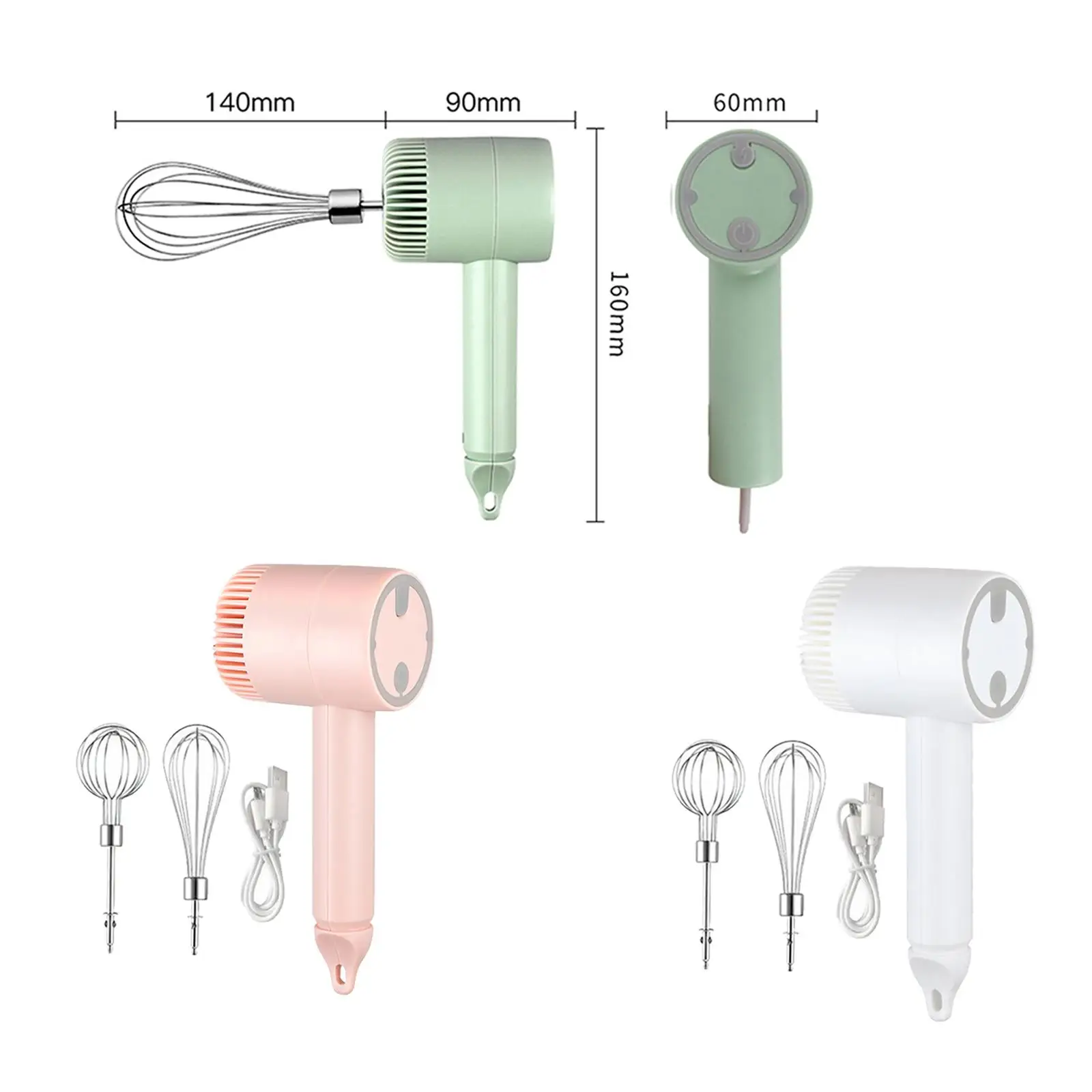 Mixer USB Rechargeable Battery Operated Food Blender for Hot