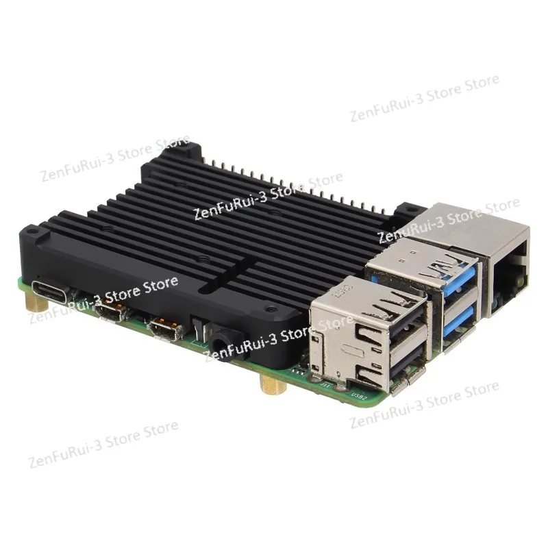 Raspberry Pi 4B Embedded Aluminum Alloy Radiator P165-B