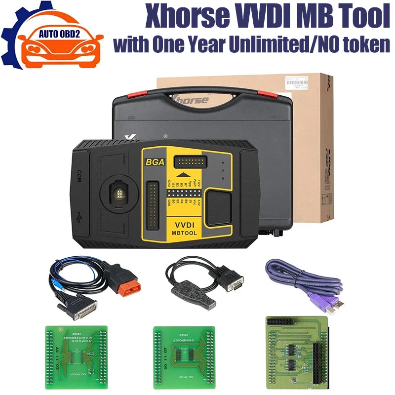 Xhorse VVDI MB BGA TOOL With 1 Year Unlimited /NO Token For Benz Key Programmer For Benz With BGA Calculator Function