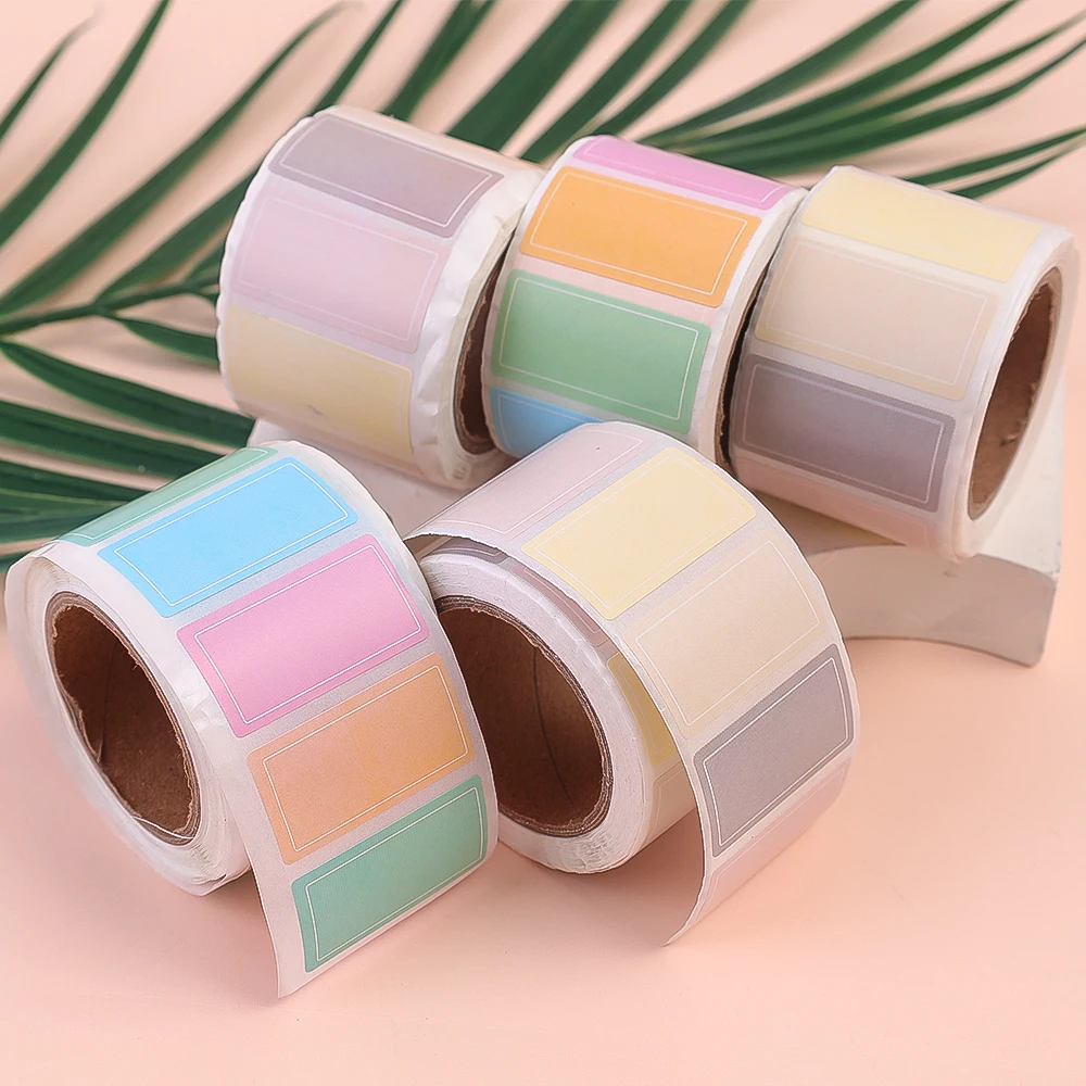 Writable Jars Labels Waterproof Spice Sticker Craft Kitchen Sticker Bottles Stationery Gifts Tag DIY Envelope Sealing Sticker