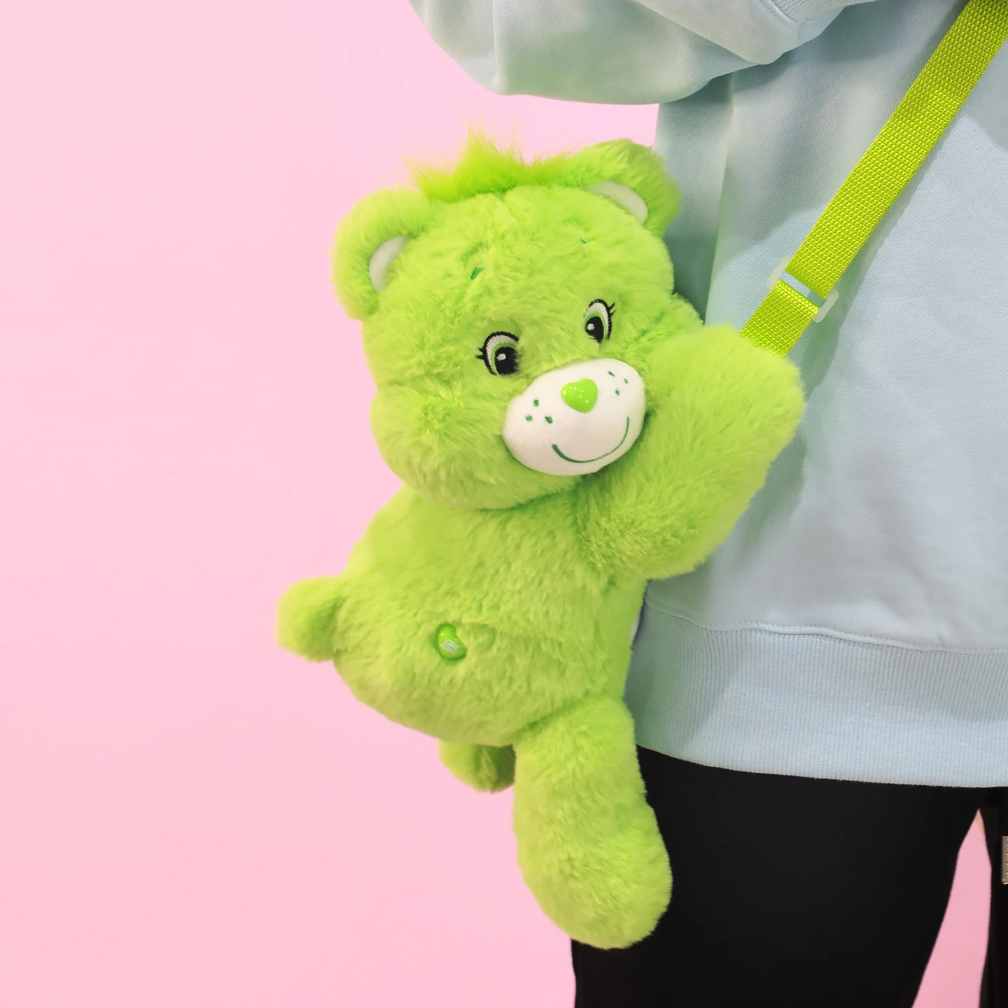 Care Bears Leuke Pluche Crossbody Tas Cartoon Gevulde Pop Rugzak Meisjes Opbergtas Perfect Verjaardagscadeau