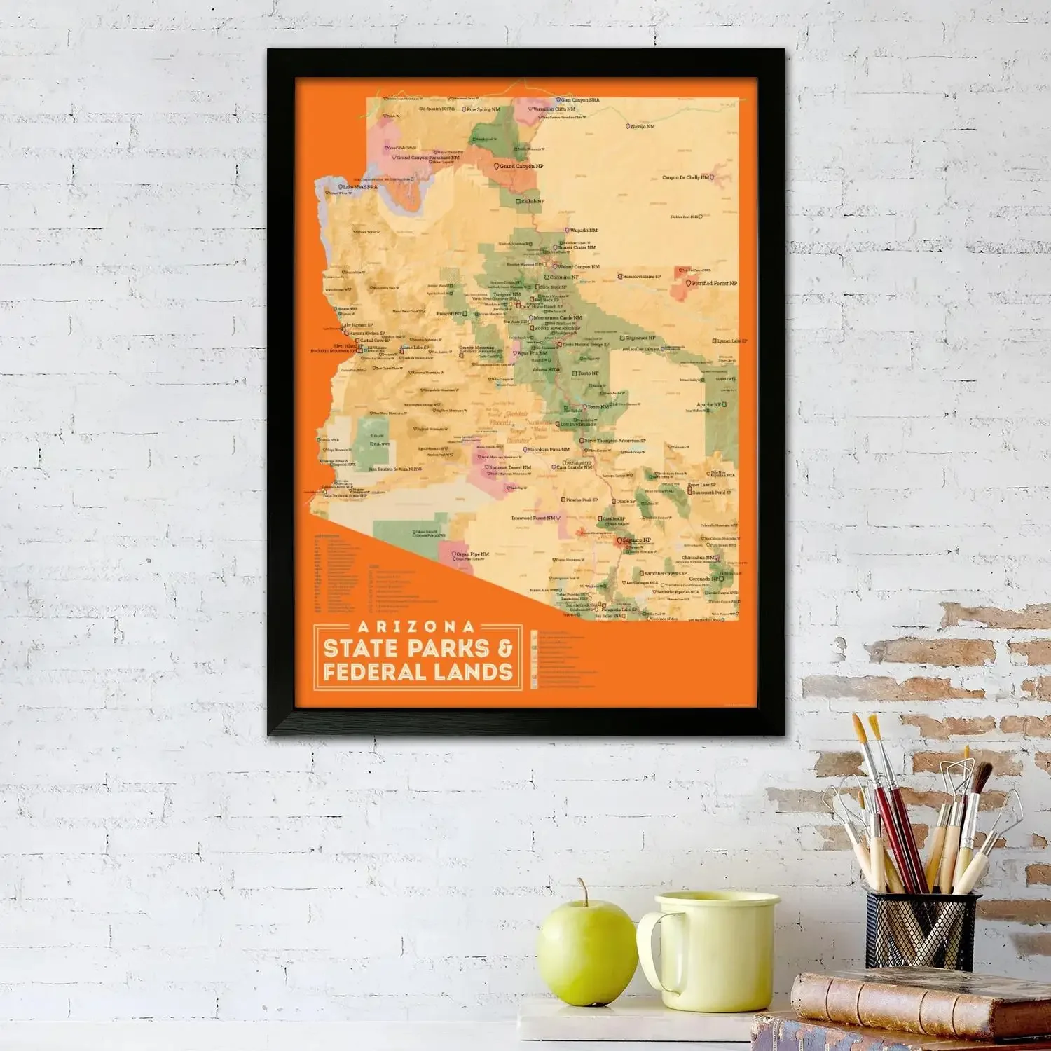 arizona Canvas Art Poster, Wall Art Picture Print, Modern Family Bedroom Decor Posters,Decorative painting