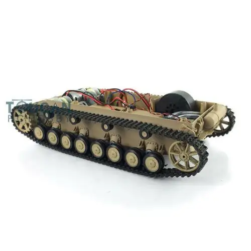 Outdoor Toys 1/16 HENG LONG Parts German Panzer IV F RC Tank 3858 Chassis W/ Plastic Tracks Wheels Toucan Spare TH00274-SMT4