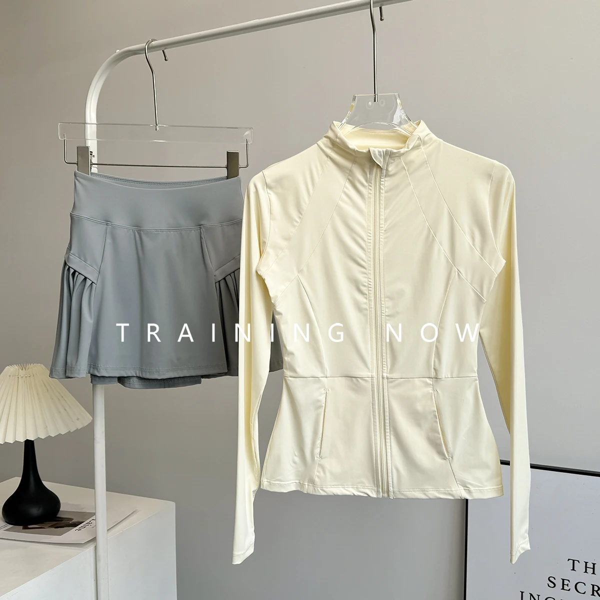 

Спортивный костюм для пожилых женщин, летний уличный костюм для бадминтона, тенниса, фитнеса, солнцезащитная одежда, модный костюм для йоги для пилатеса