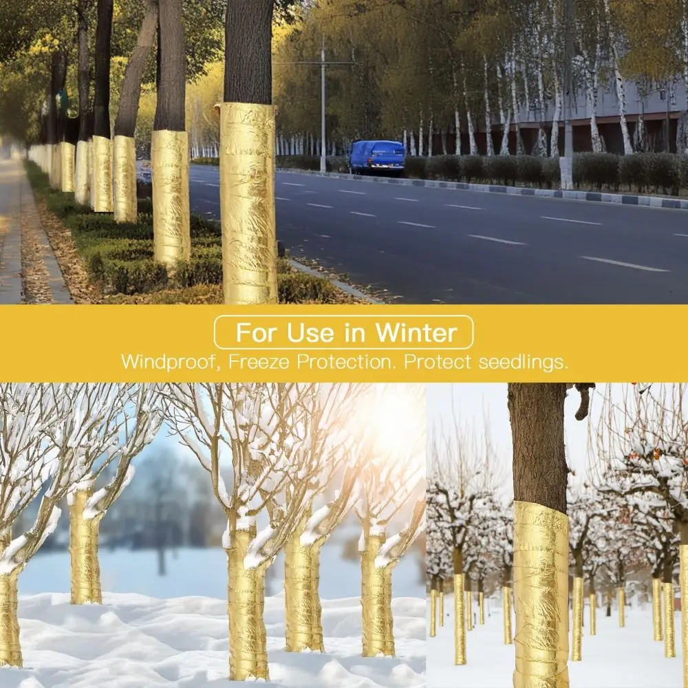 Non-woven Fabric Tree Protector Wraps Winter-Proof 12cmx18M Tree Trunk Protector Shrub Moisturizing Tree Wrap