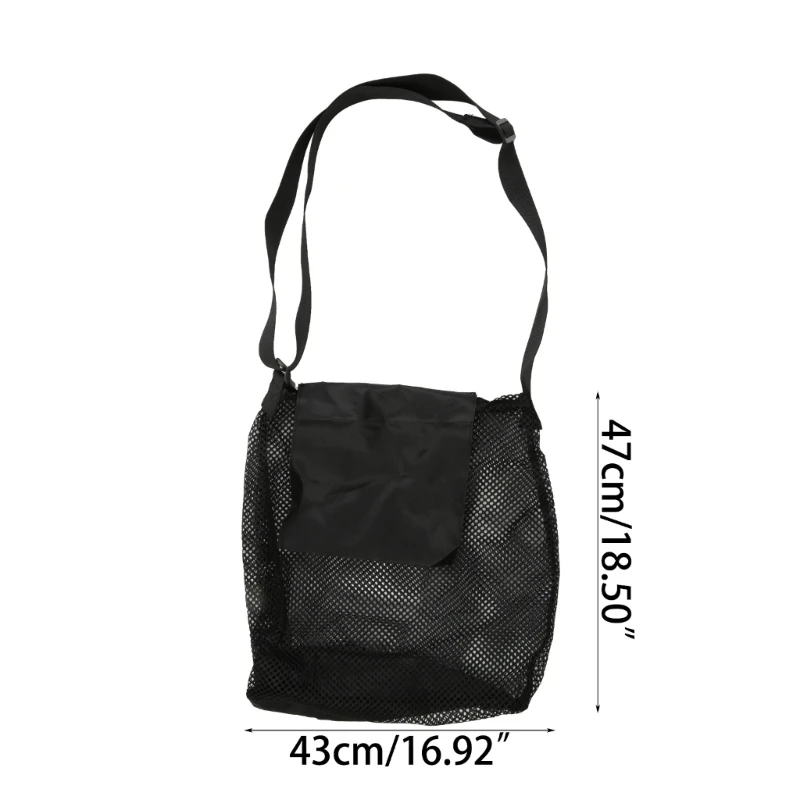 Mushroom Collecting Bag Adjustable Shoulder Strap Mushroom Hunting Bag Foraging Tool Mushroom Basket Mesh Picking Bag