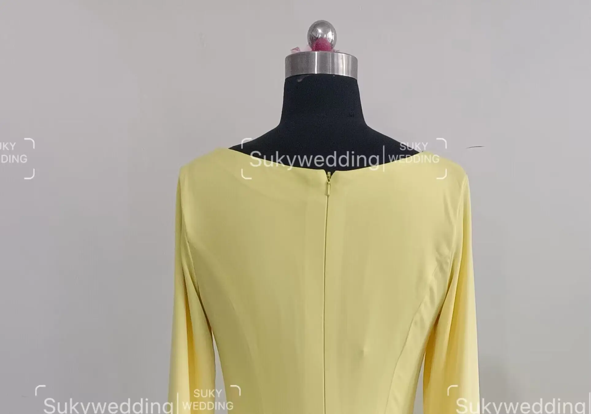 Vestido de Flamenco amarillo para mujer, vestidos de fiesta de sirena con volantes españoles, mangas largas escalonadas, ropa Formal de noche para fiesta personalizada