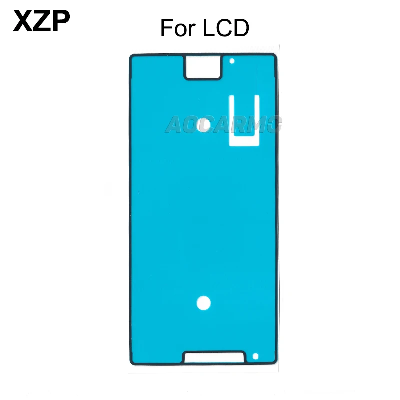 For Sony Xperia XZ Premium XZP Full Set Adhesive Front LCD Back Battery Sticker Ear Speaker Loudspeaker Headset Jack G8142 G8141