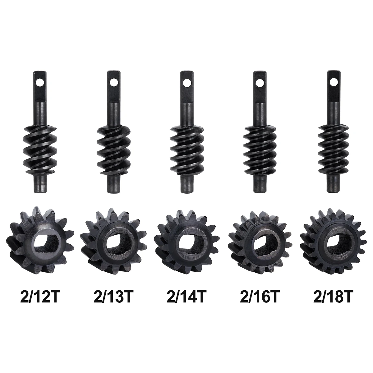 Carbon steel axle gear 2pcs/set For SCX30 RC car A:2/12T B: 2/13T C: 2/14T D: 2/18T