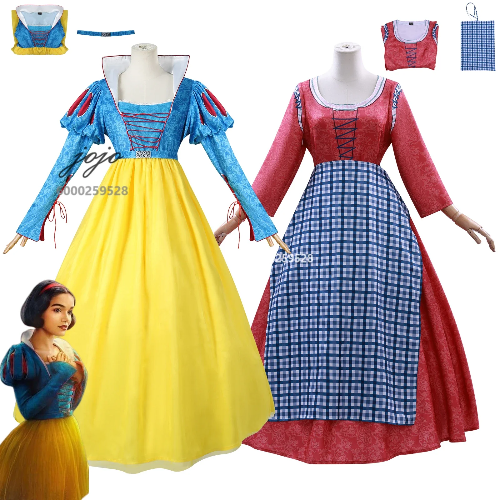 

Movie Anime Princess Cosplay Costume Uniforms Role Play Clothes Adult Childs Halloween Party Christmas Dress Love Live Comic Con