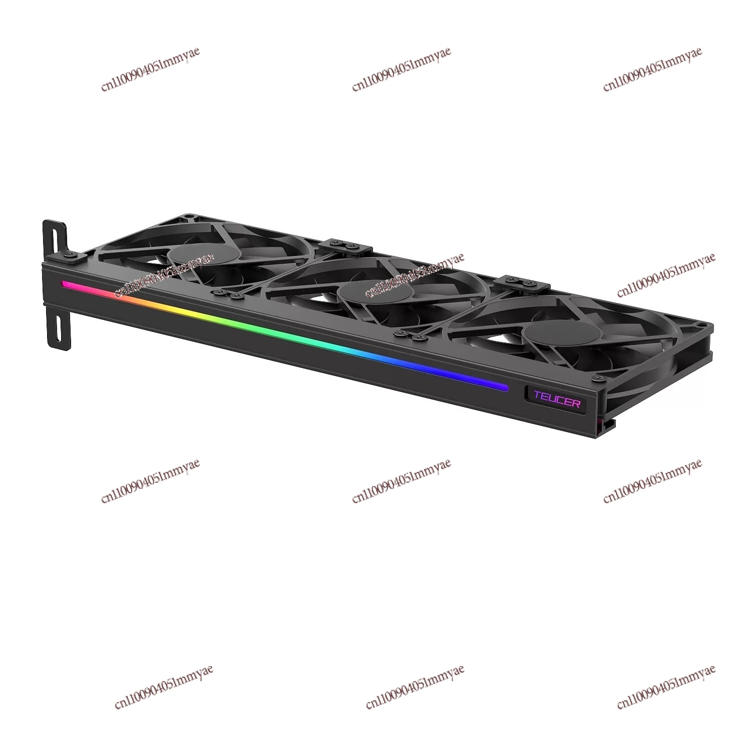 

ARGB Universal Graphics Card Significant Other Side Blowing, Three Fan Graphics Card Radiator Backplane PCI
