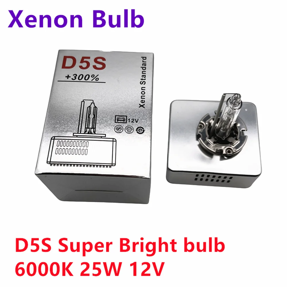 

1/2PCS D5S Xenon HID Bulb Headlight High bright Super Bright LED Bulb D5S 6000K 25W 12V Plug&Play Car Accessry