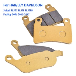 Motorcycle Front Rear Brake Pads For HAR/LEY Softail FLSTC FLSTF FLSTFB Fat Boy FLSTN FLS FXSB Heritage 0096 2015 2016 2017