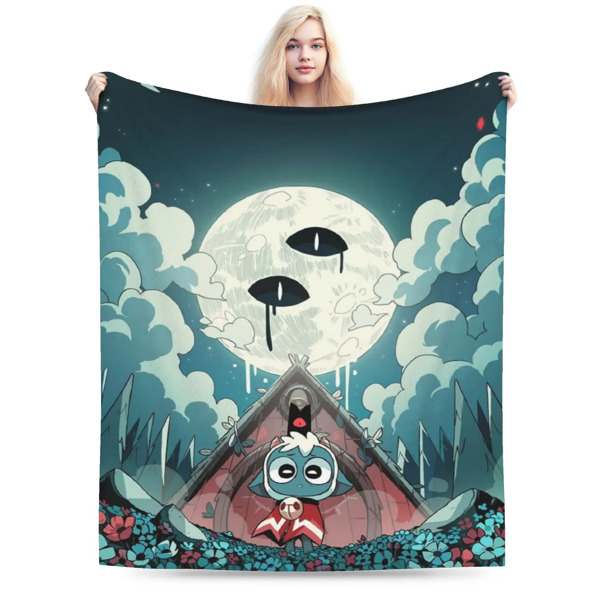 Y2K Cult Of The Lamb game  Blanket Super Soft Fleece  Comfortable Throw Blankets Machine Washable